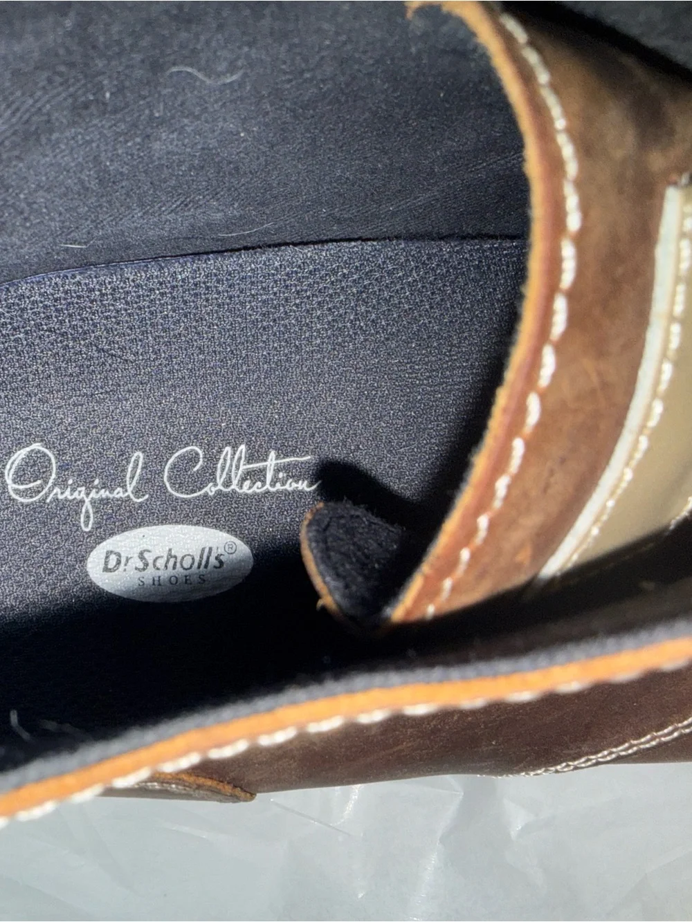 Dr. Scholl's Men's Chestnut Brown Leather Chukka Boots (Men's US Size 9)